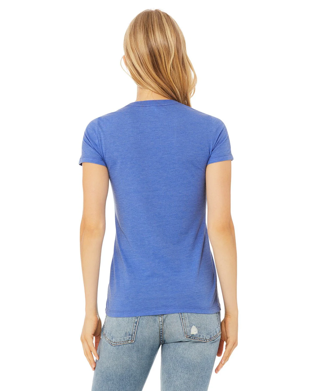 6004-Bella + Canvas-HTHR COLUM BLUE - Cheap-Us