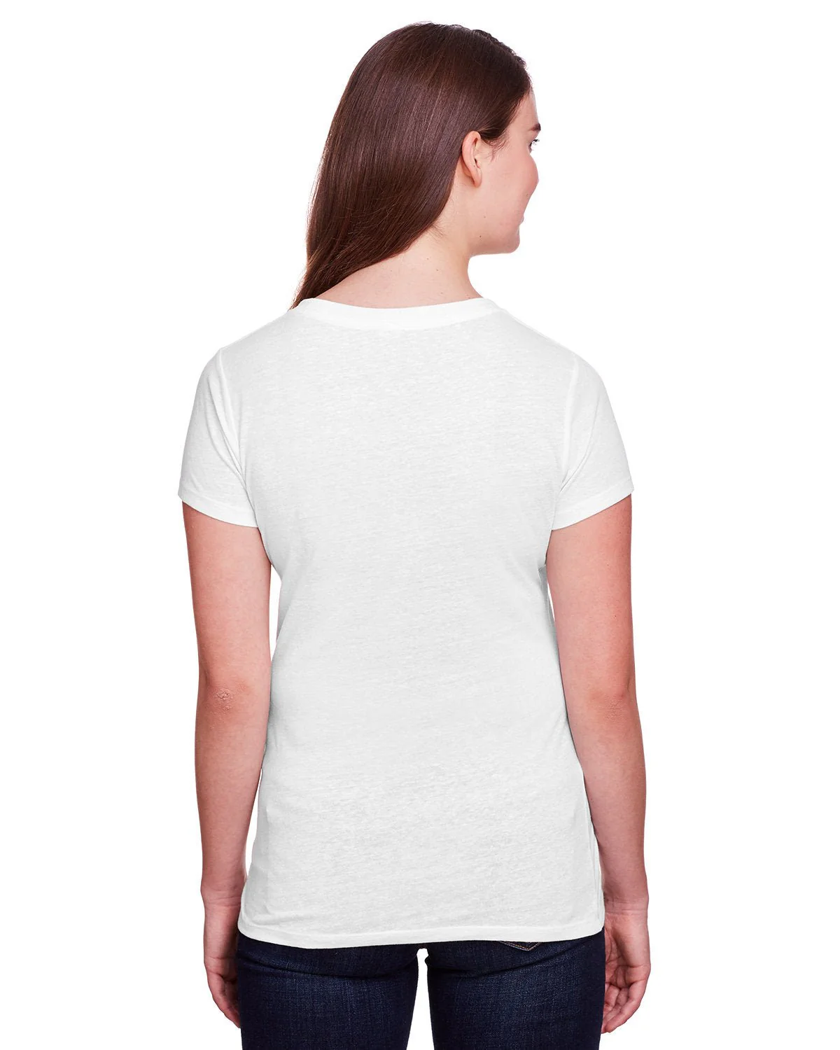 202A-Threadfast Apparel-SOLID WHT TRBLND - Cheap-Us