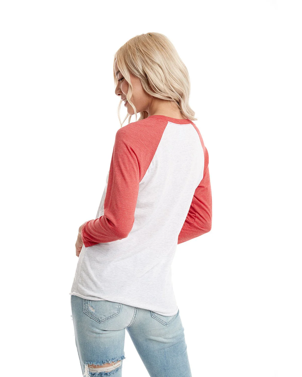 6051-Next Level Apparel-VIN RD/ HTHR WHT - Cheap-Us