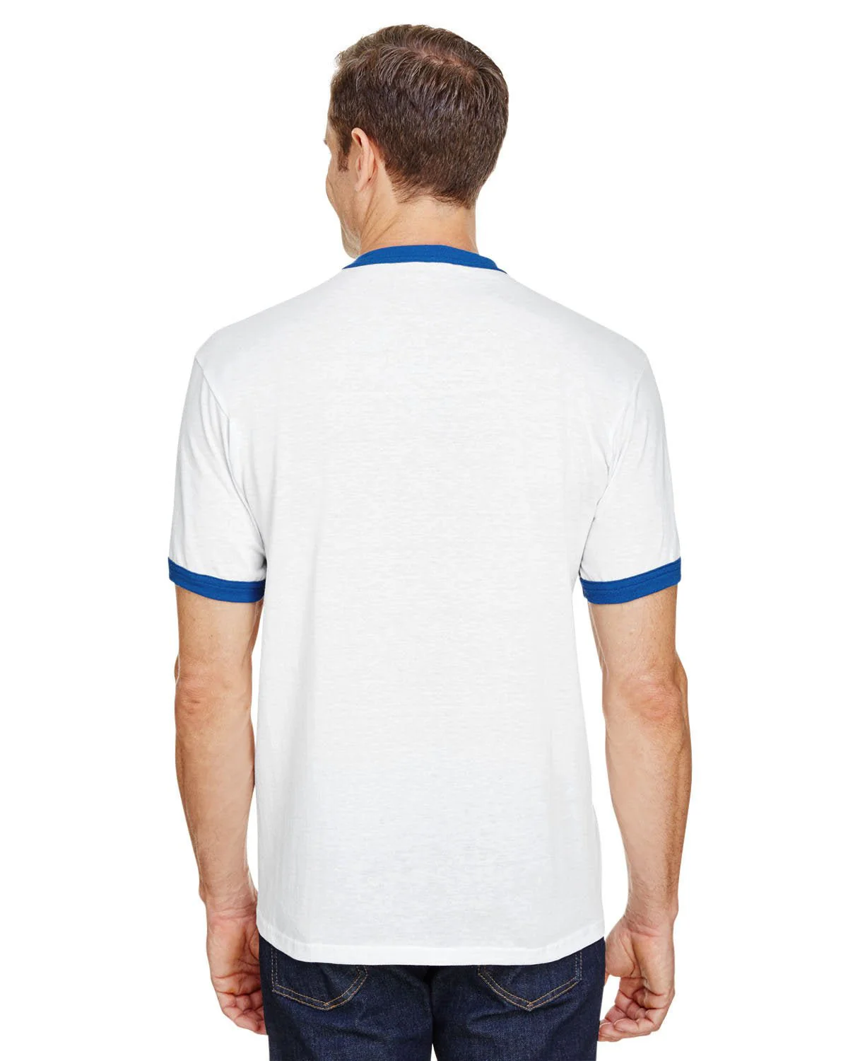 710-Augusta Sportswear-WHITE/ ROYAL - Cheap-Us