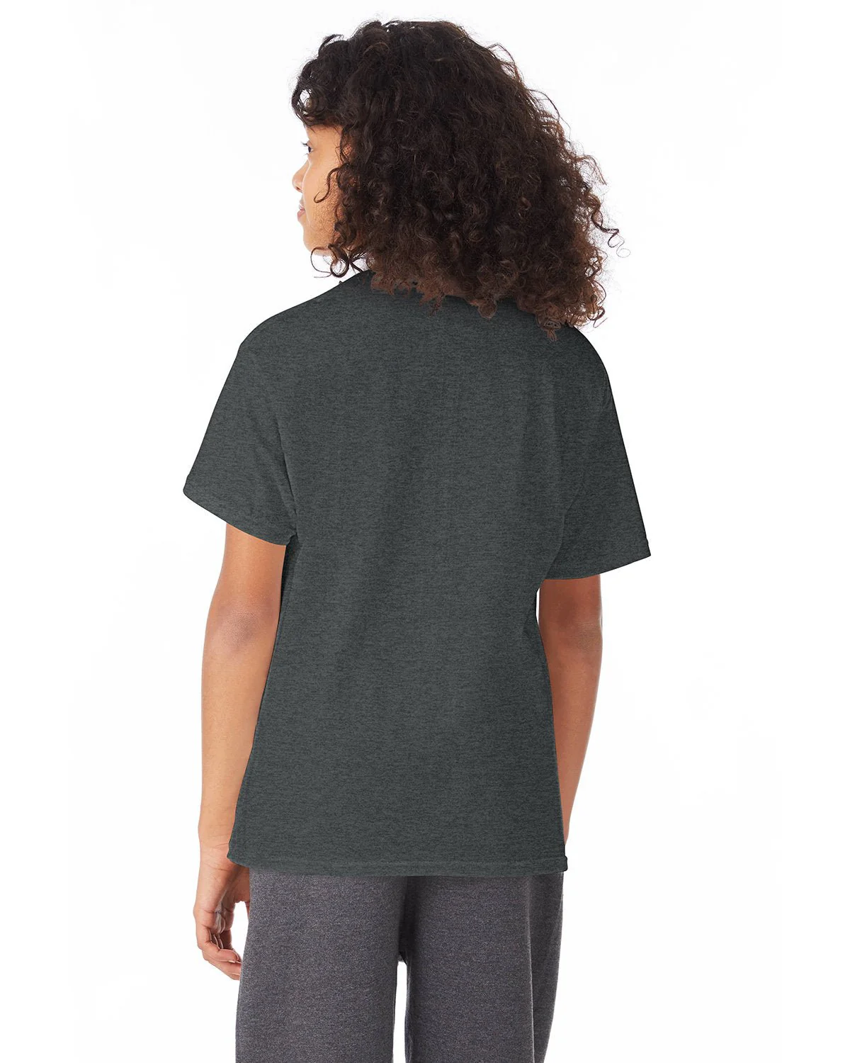 5370-Hanes-CHARCOAL HEATHER - Cheap-Us