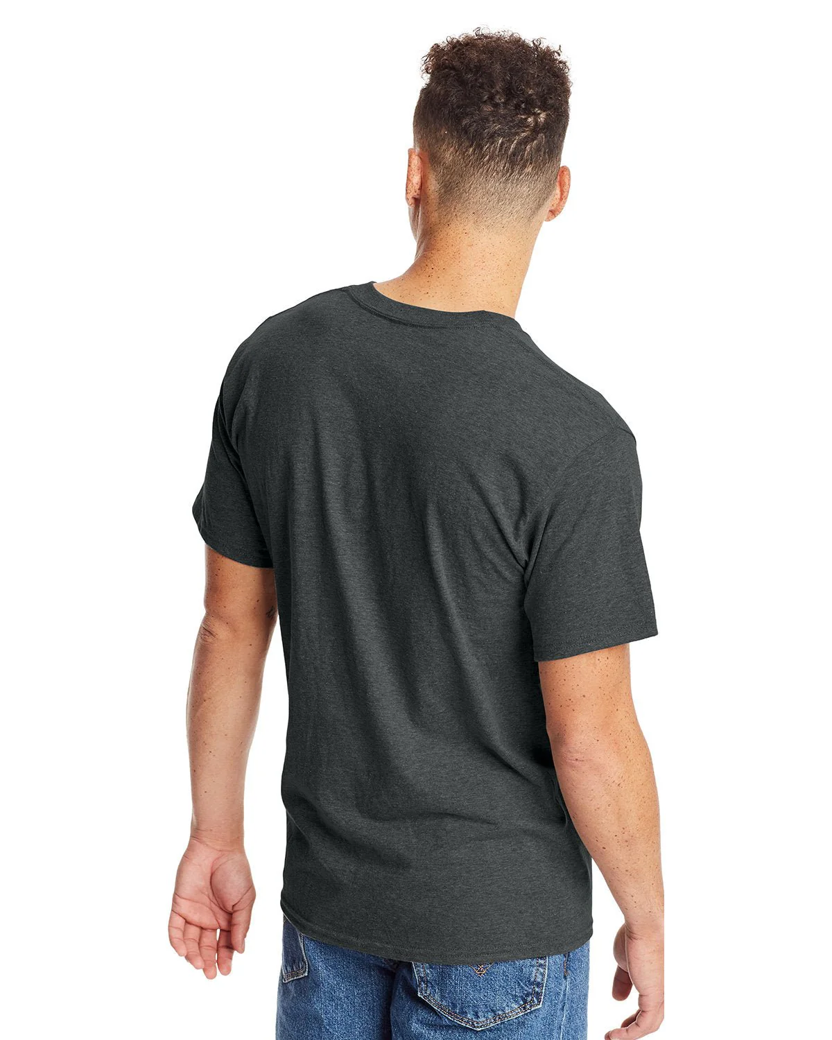 5180-Hanes-CHARCOAL HEATHER - Cheap-Us