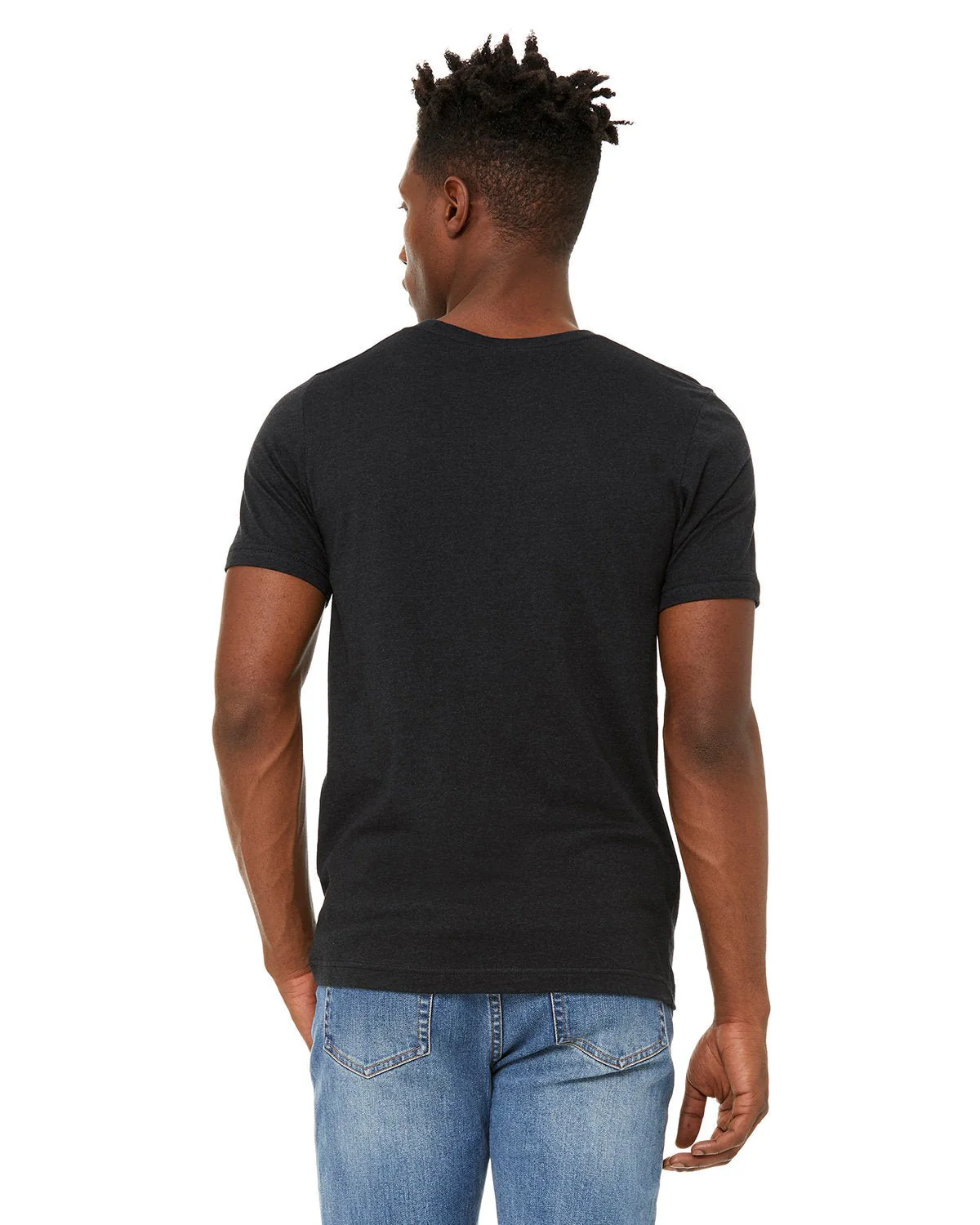 3301C-Bella + Canvas-BLACK HEATHER - Cheap-Us