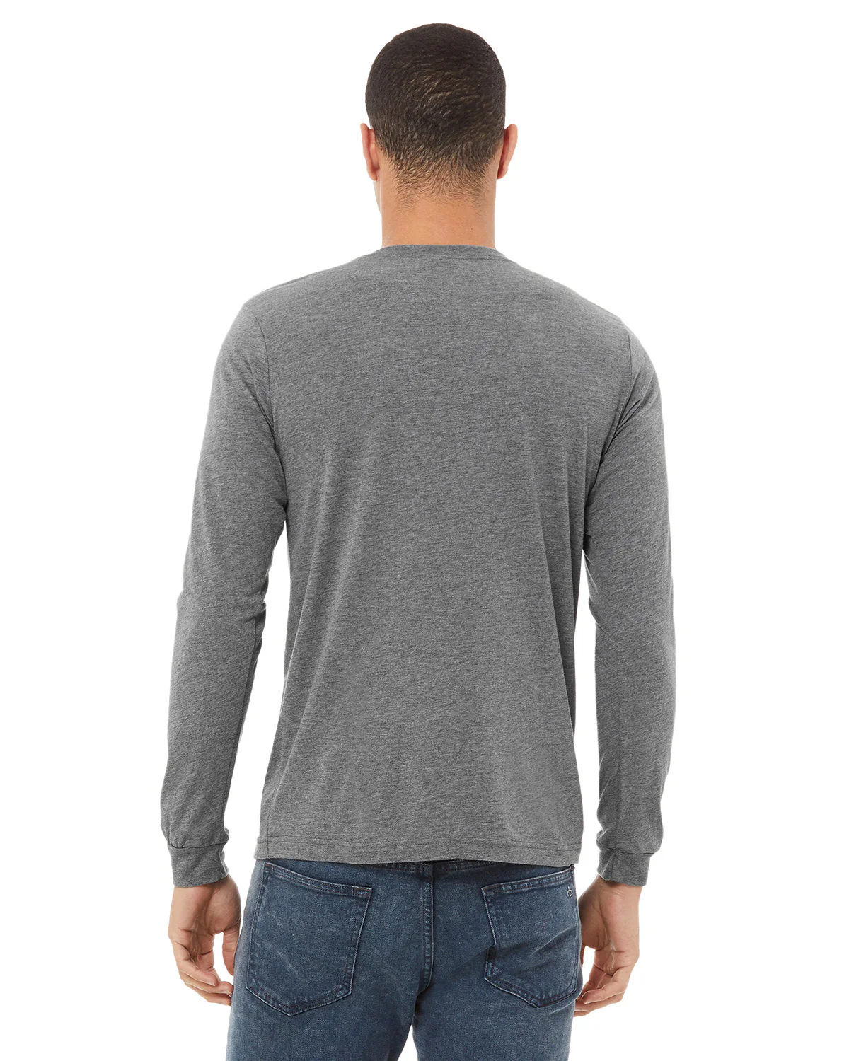 3513-Bella + Canvas-GREY TRIBLEND - Cheap-Us