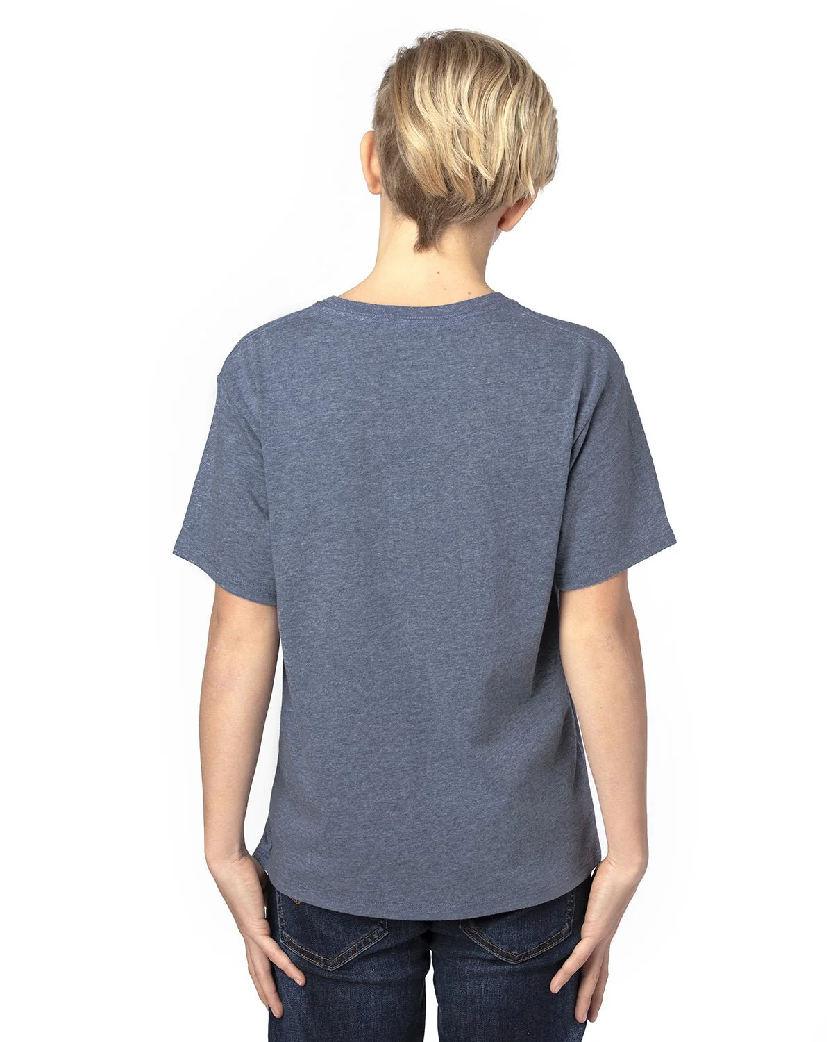 600A-Threadfast Apparel-NAVY HEATHER - Cheap-Us