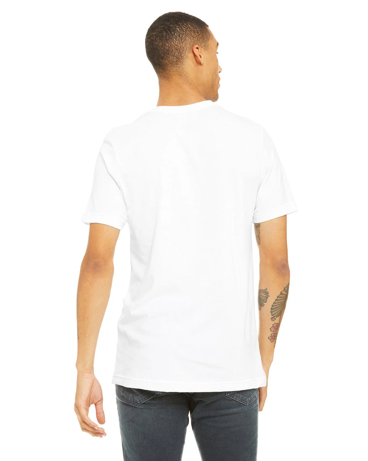 3021-Bella + Canvas-WHITE/ BLACK - Cheap-Us