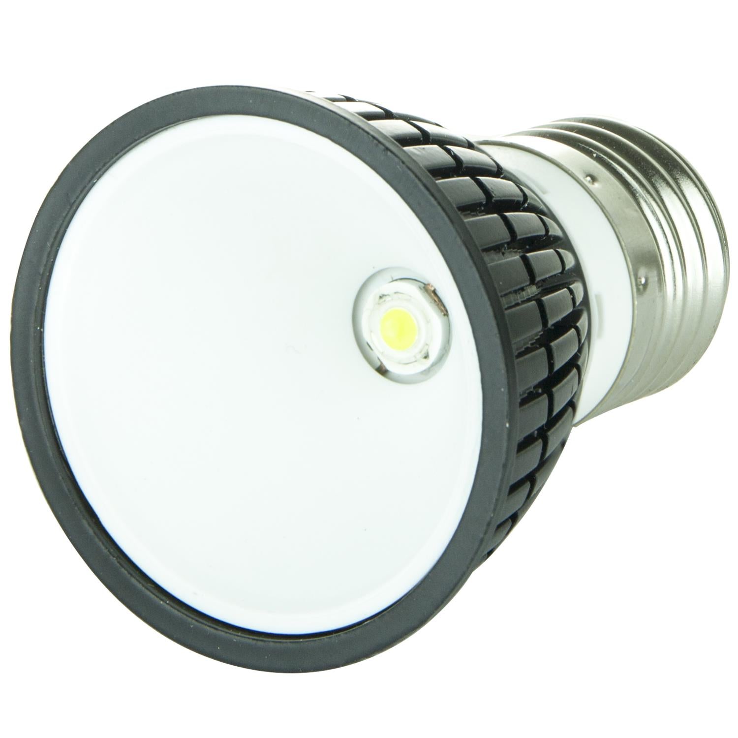 MR16 Mini Reflector, 110 Lumens, Medium Base, White - Cheap-Us