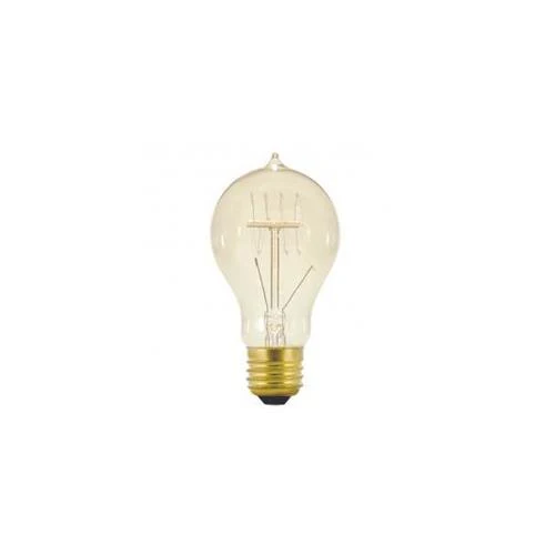 Bulbrite NOS40-VICTOR 40 Watt Nostalgic Incandescent Edison Quad Loop A19, Medium Base, Antique Finish - Cheap-Us