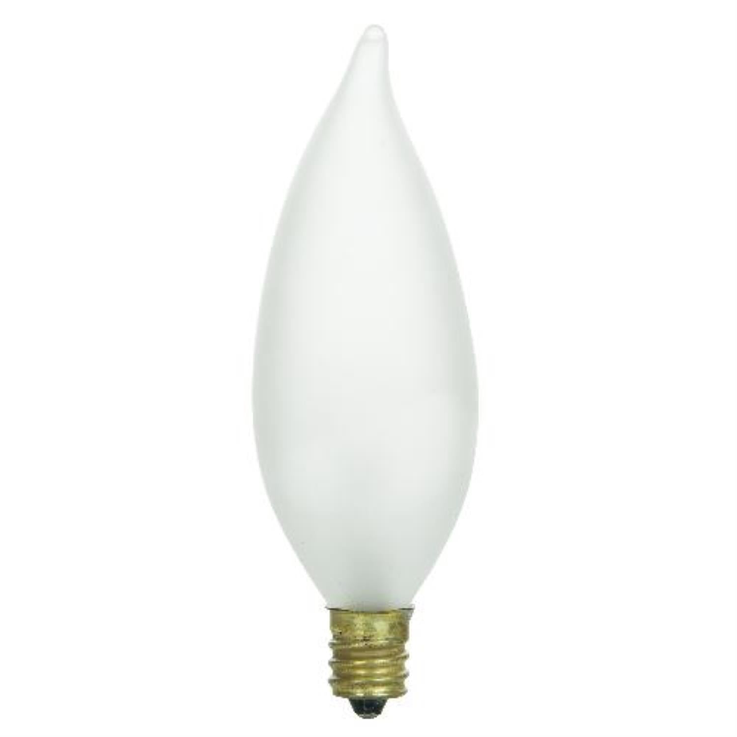 Sunlite Incandescent 15 Watt Petite Chandelier 90 Lumens Frost Light Bulb - Cheap-Us