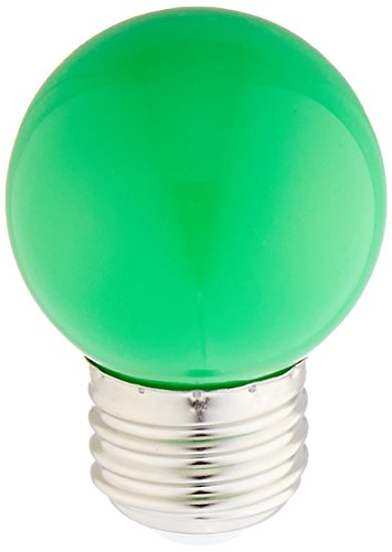 Bulbrite LED/G14G 1 Watt Ambient LED Color Light G14 Bulb, Medium Base, Green - Cheap-Us