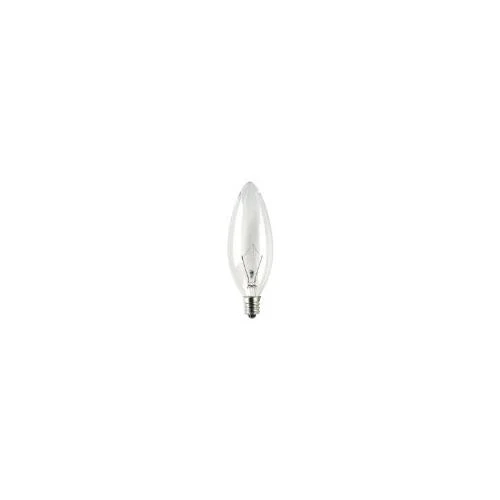 Bulbrite KR60CTC/32-10PK 60 Watt Krypton Krystal Touch B10 Torpedo Chandelier Bulb, Candelabra Base, Clear, 10-Pack - Cheap-Us