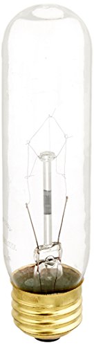 Bulbrite B60T10C 60 Watt Incandescent T10 Tube, Medium Base, Clear - Cheap-Us