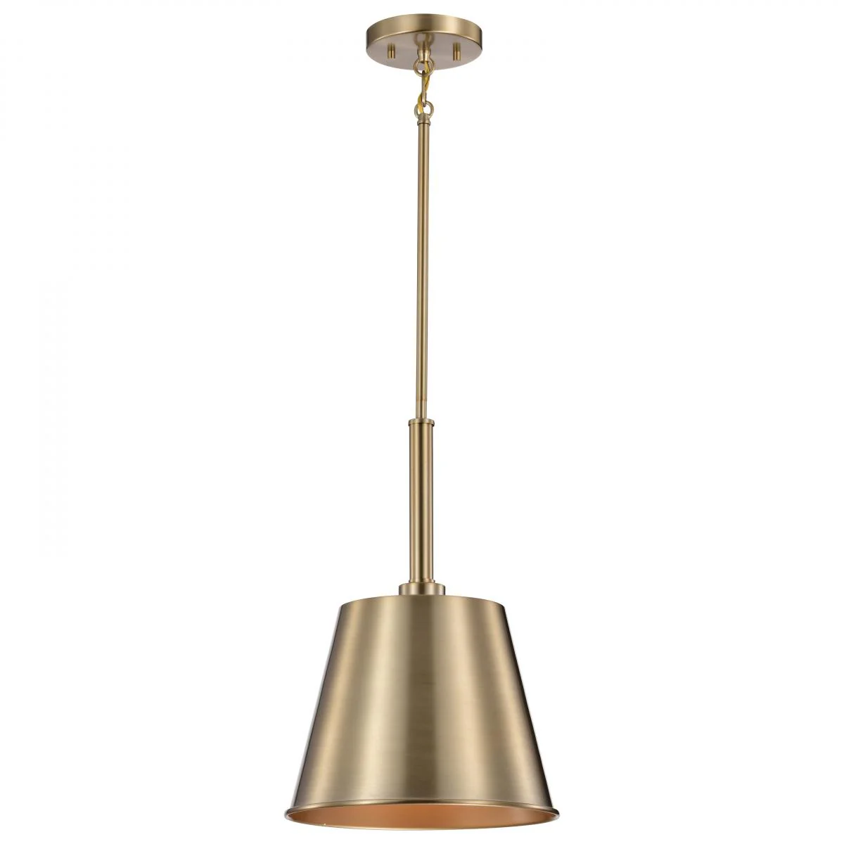 60-7939 ALEXIS 1LT SM PENDANT Alexis 1 Light Small Pendant; Burnished Brass and Gold Finish - Cheap-Us