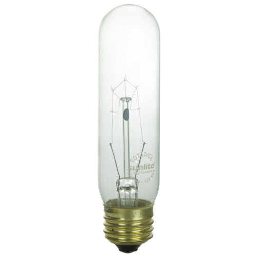 Sunlite 25 Watt T10 Tubular Bulb Medium Base Clear, Pack of 25 - Cheap-Us