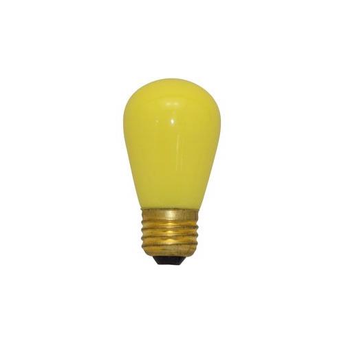 Bulbrite 11S14CY 11W Dimmable S14 String Light Replacement Bulb, Medium Base, Ceramic Yellow - Cheap-Us