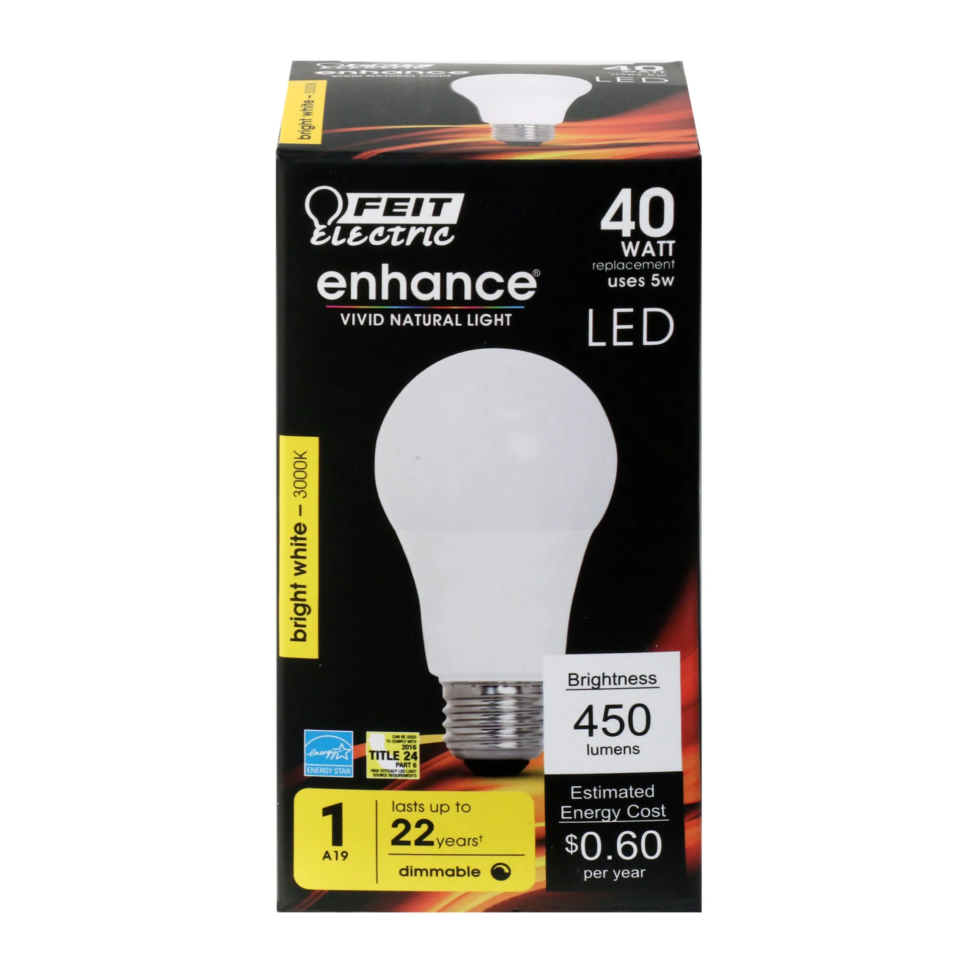 450 Lumen 3000K Dimmable LED - Cheap-Us