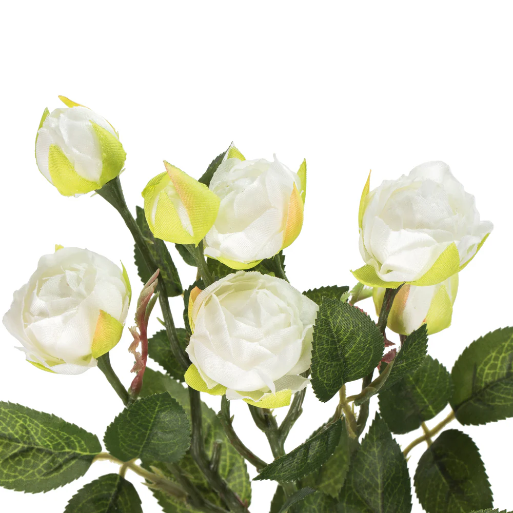 Vickerman 20.5'' Artificial Tea Rose Spray. Includes 3 sprays per pack. - Cheap-Us