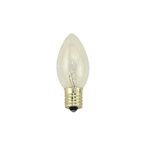 Bulbrite 25F10CL 25 Watt Incandescent F10 Fiesta Bulb, Candelabra Base, Clear - Cheap-Us