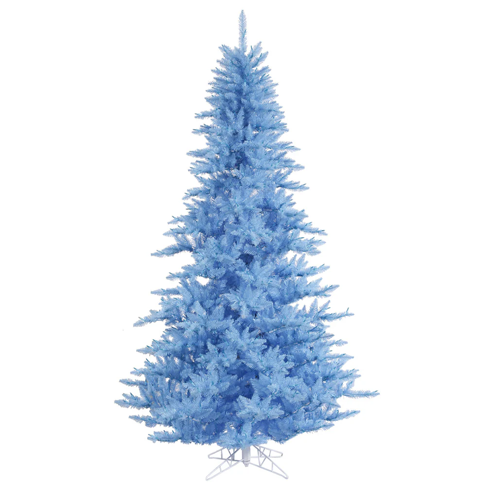 Vickerman 10' Sky Blue Fir Artificial Christmas Tree Unlit - Cheap-Us