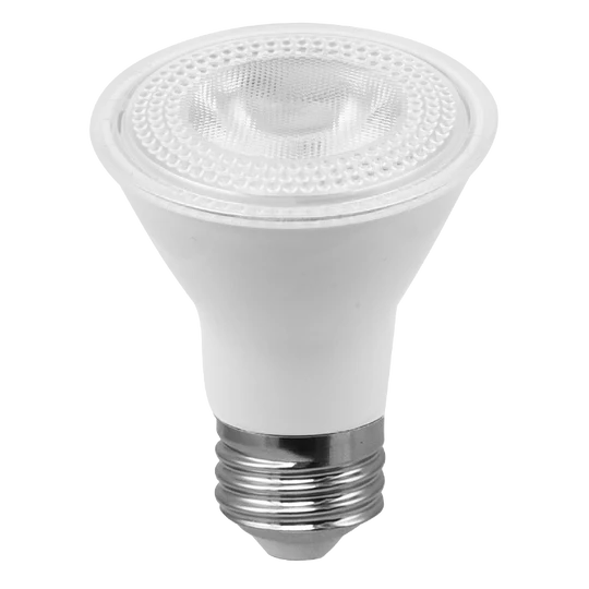Luxrite LED PAR20 Spotlight Light Bulb, 7W, 500 Lumens, 2700K - Warm White, 80 CRI, White Finish, Dimmable (LR31600) - Cheap-Us