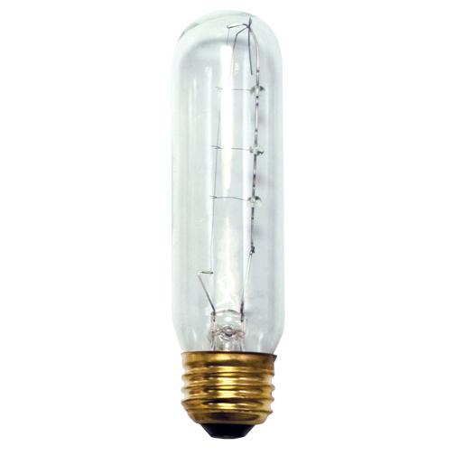 BULBRITE INCANDESCENT T10 MEDIUM SCREW (E26) 40W DIMMABLE LIGHT BULB 2700K/WARM WHITE 25PK (704340) - Cheap-Us