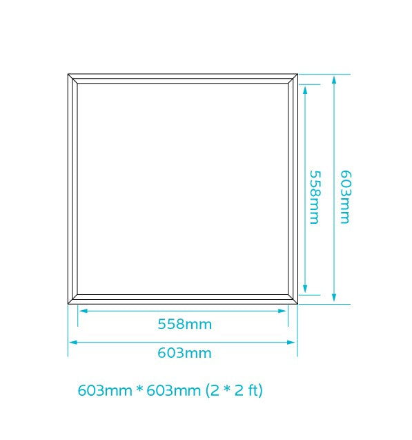 Luxrite Lay In LED45W2X2PANEL/40K/DIM 4000K Cool White - Cheap-Us