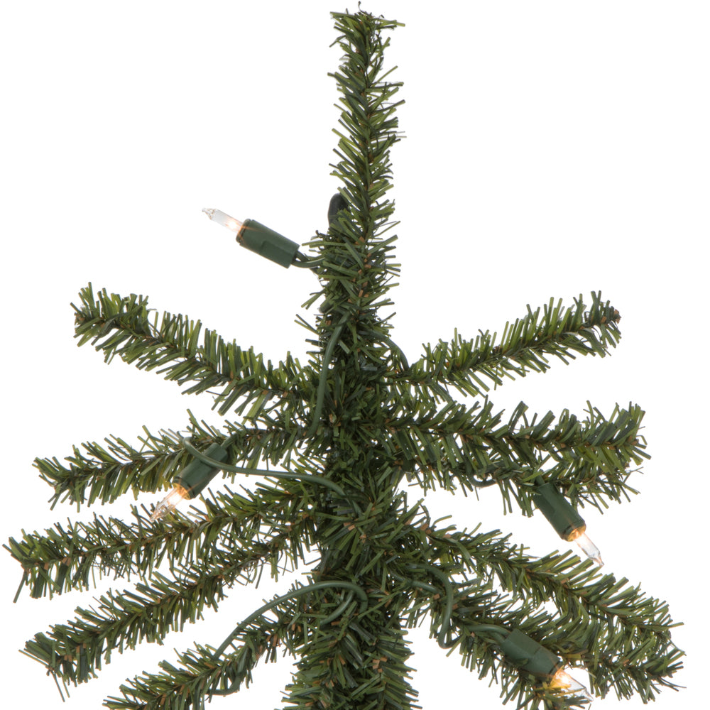 Vickerman 6' Natural Alpine Artificial Christmas Tree Clear Incandescent Lights - Cheap-Us
