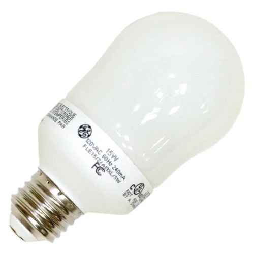 GE 89632 - FLE15/2/A19XL Pear A Line Screw Base Compact Fluorescent Light Bulb - Cheap-Us
