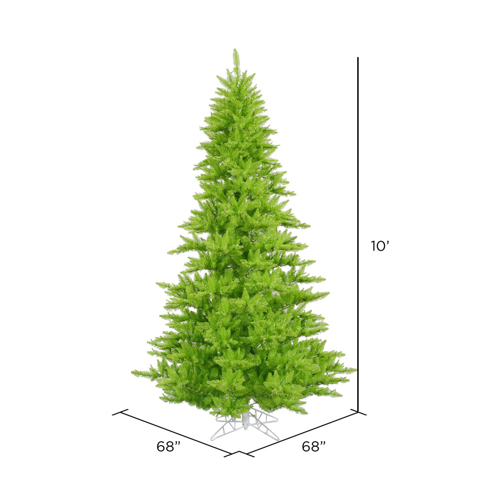 Vickerman 10' Lime Fir Artificial Christmas Tree Unlit - Cheap-Us