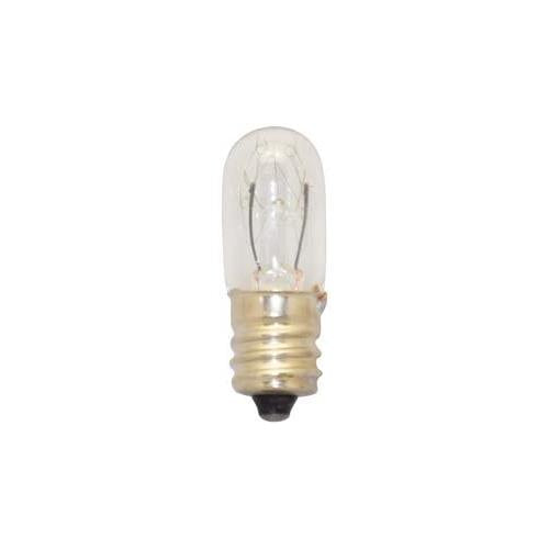 Bulbrite 6T4/130V 6 Watt Incandescent Appliance & Amusement T6 Tubular Bulb, Candelabra Base, Clear - Cheap-Us