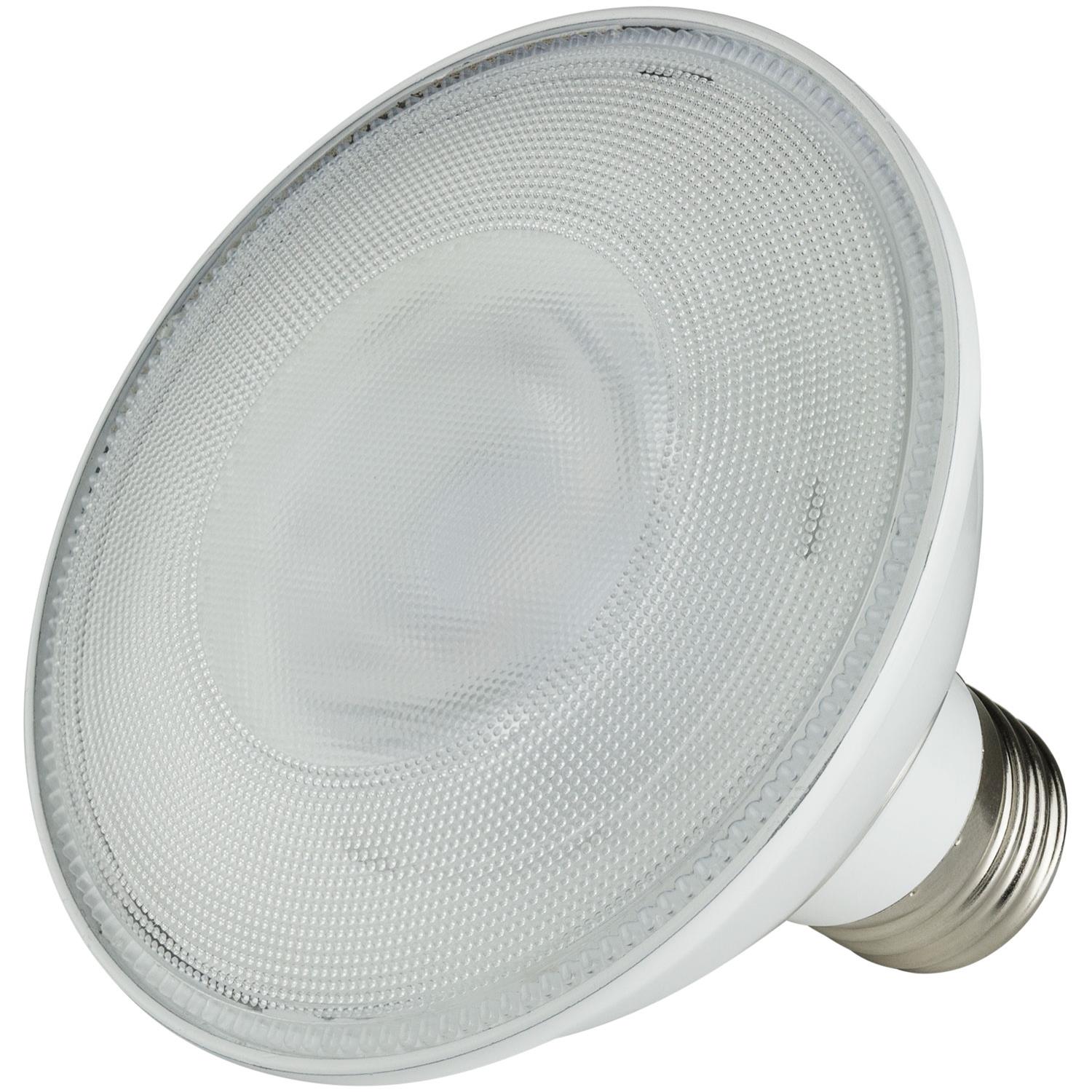 Sunlite LED PAR30 Reflector 10.5W (60W Equivalent) Light Bulb Medium (E26) Base, Super White - Cheap-Us