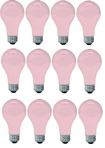 GE Lighting 97483 Incandescent Light Bulb, 60w, Soft Pink Beauty Bulb - Warm Glowing Light Enhances Skin Tones and Complexion - Cheap-Us