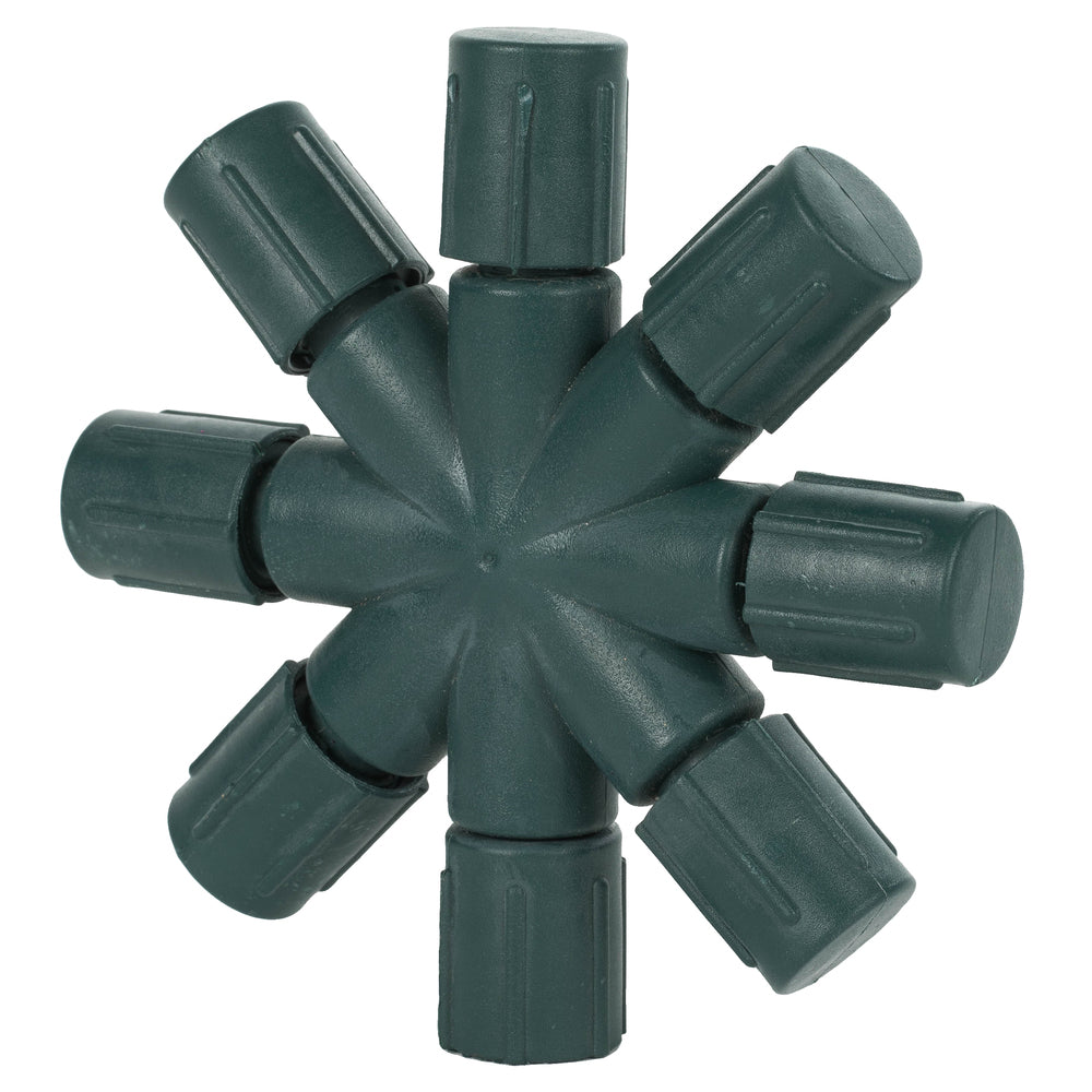 Vickerman Single Mold LED Set Green Coaxial 8-Way Splitter 2/Bag CSA/us Listed. - Cheap-Us