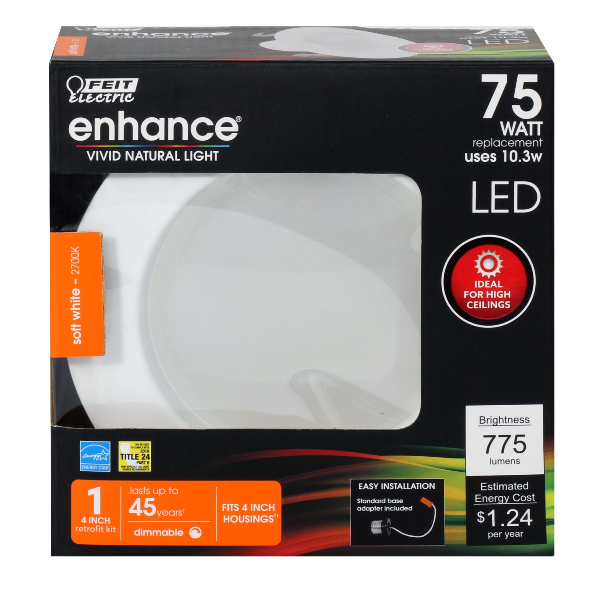 775 Lumen 2700K 4 Inch Dimmable Recessed Downlight - Cheap-Us