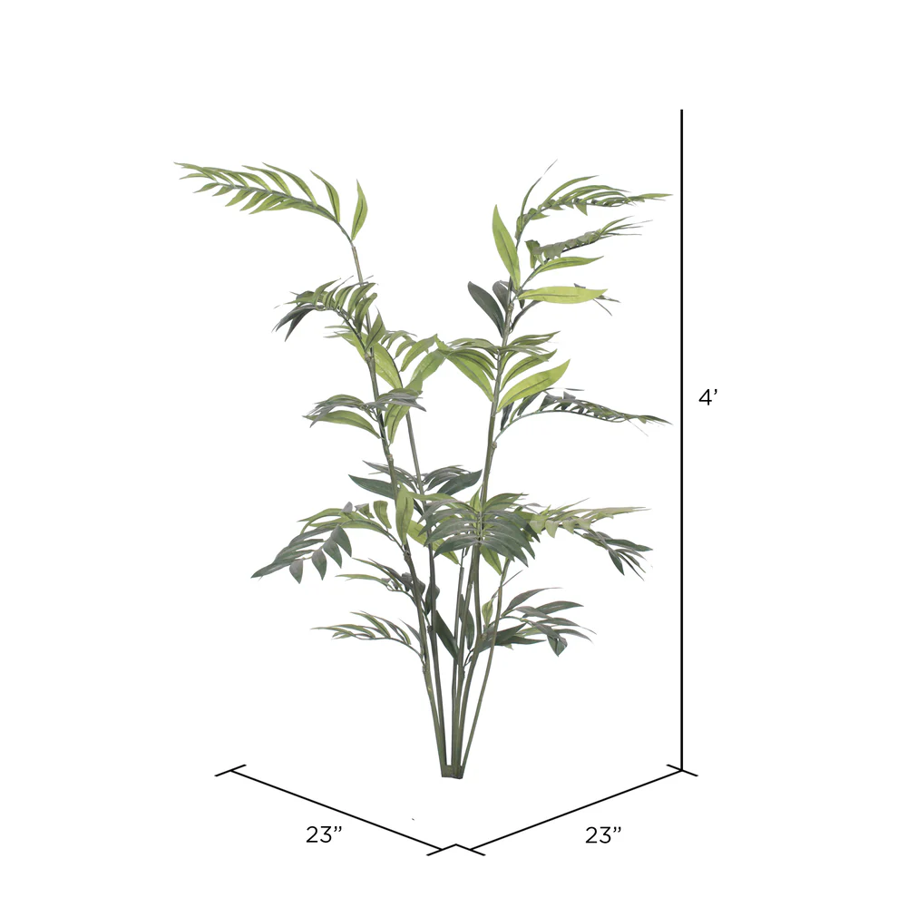 Vickerman 4' Artificial Green Parlour Palm Tree. - Cheap-Us