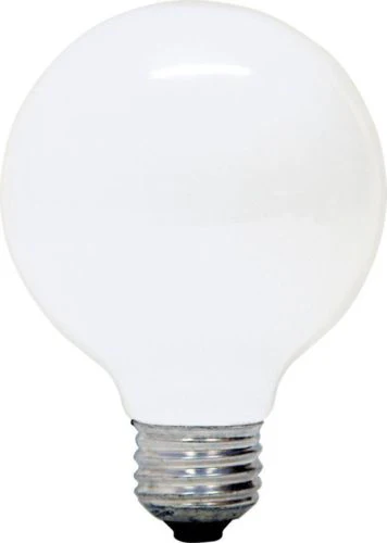 GE 12982 25-Watt G25 Globe Light Bulb, Soft White - Cheap-Us