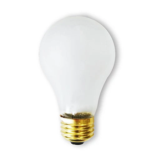 Bulbrite 60A/RS-2PK 60 Watt Incandescent A19 Rough Service Bulb, Frost, 2 Pack - Cheap-Us