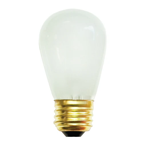 Bulbrite 11S14F 11W Dimmable S14 String Light Replacement Bulb, Medium Base, Frost - Cheap-Us