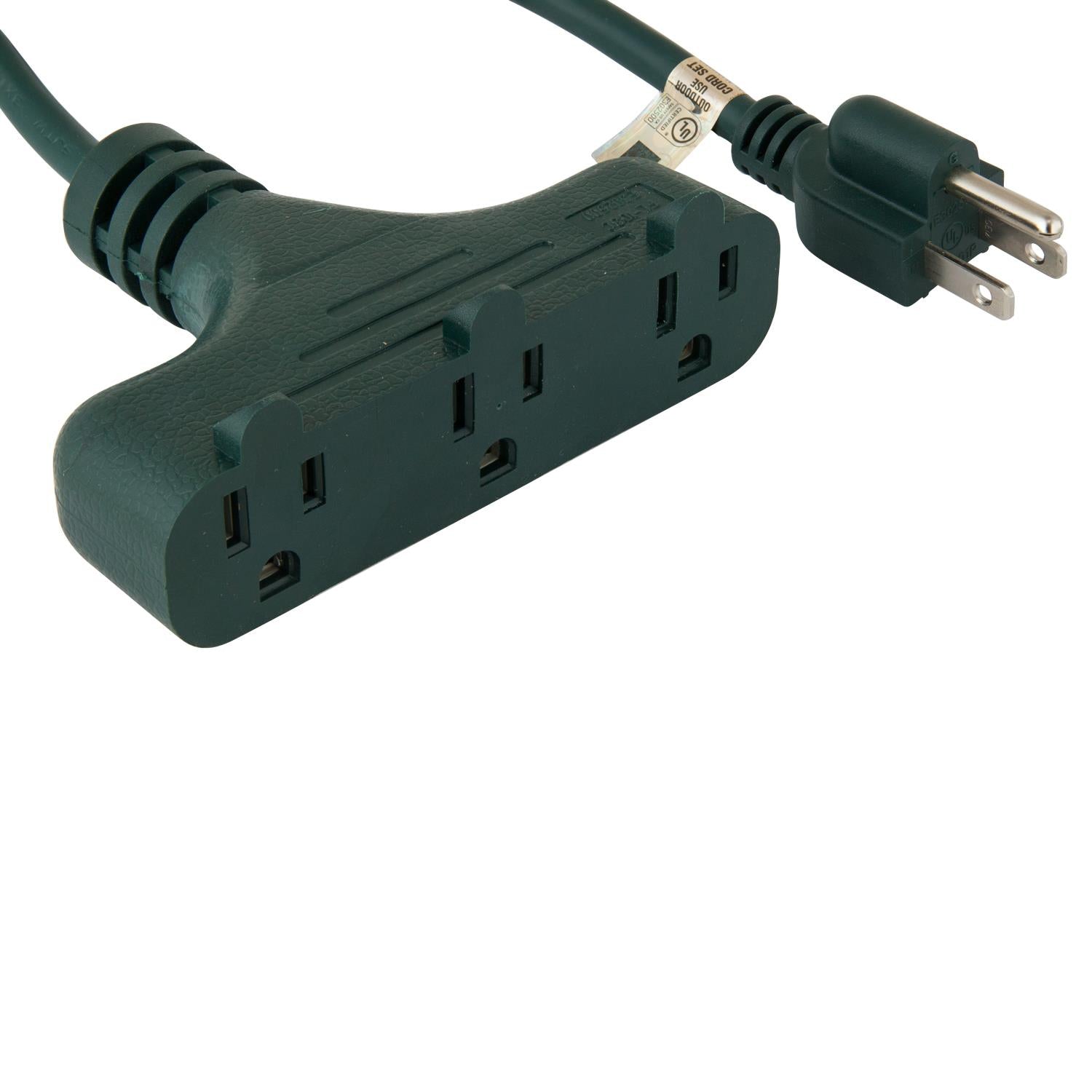 Sunlite EX9-16/3 9 Foot Extension Cord Tri Tap - Cheap-Us
