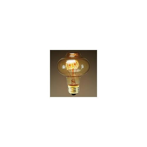 Bulbrite NOS40-Lantern 40 Watt Incadescent Lantern Antique Loop Bulb, Medium (E26) Base, Antique Finish - Cheap-Us