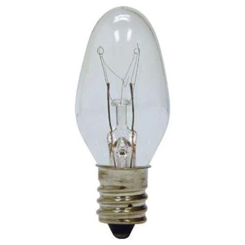 GE Lighting 43050 4-Watt 14-Lumen C7 Night Light Bulb, Clear - Cheap-Us