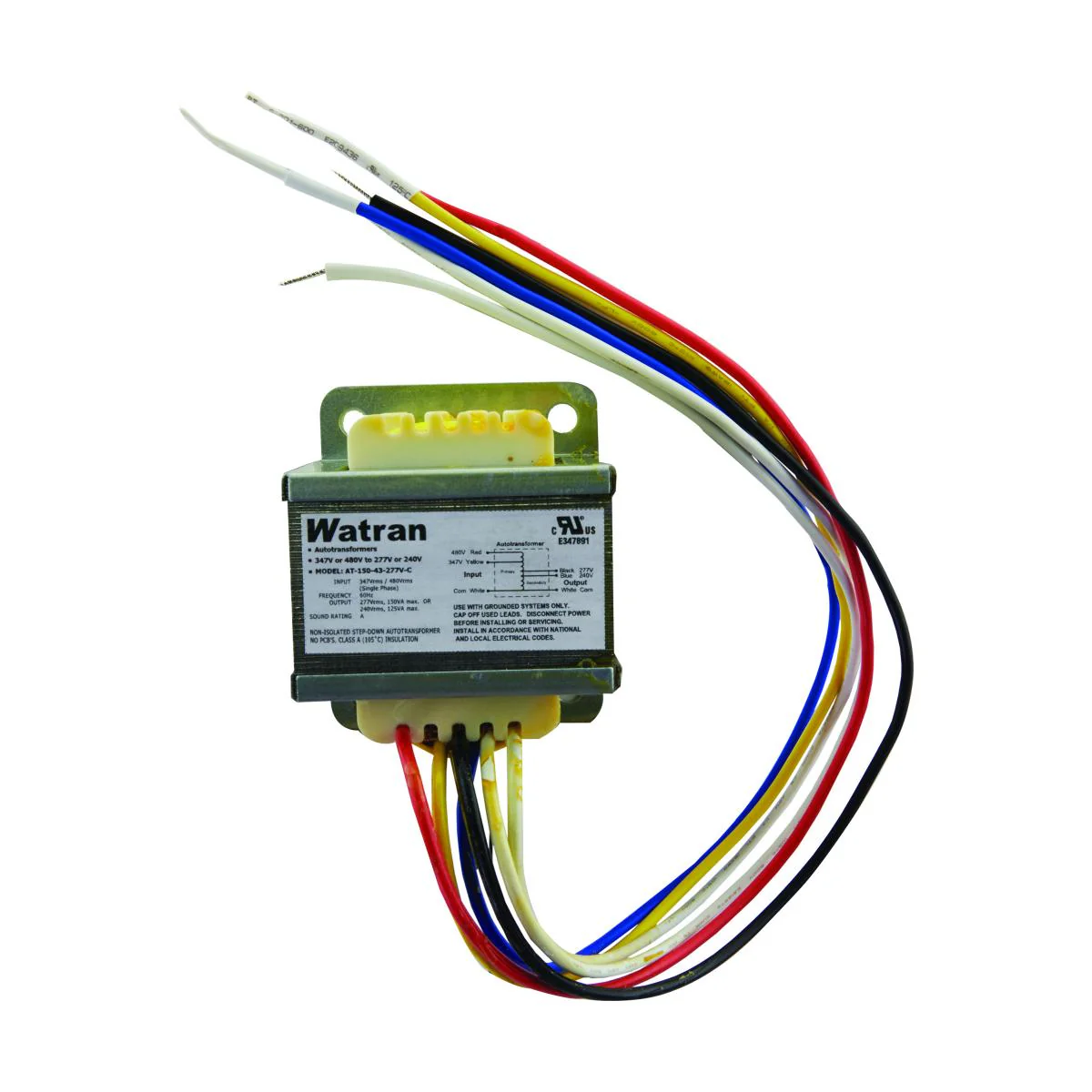 80-960 AT150-43-277C-C STEP DOWN TRA Former 480V 347V Down to 277V; Step Down Auto-transformer (Non-Isolated) - Cheap-Us