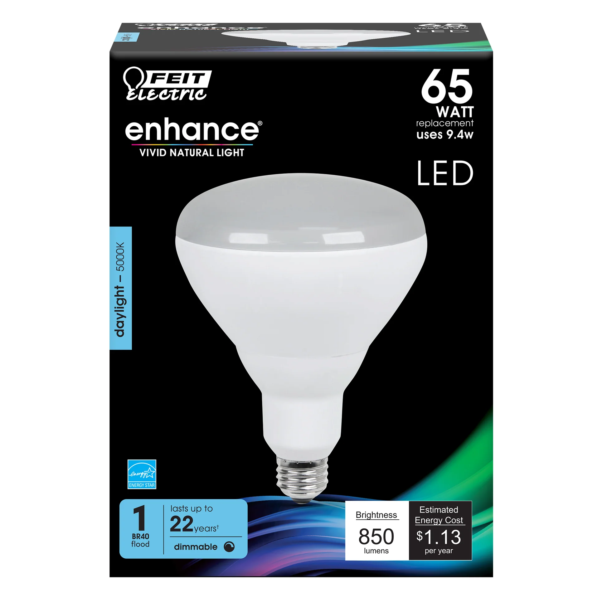 850 Lumen 5000K LED BR40 - Cheap-Us