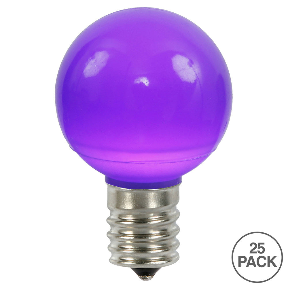 Vickerman G50 Purple Ceramic LED Replacement Bulb package of 25 - Cheap-Us