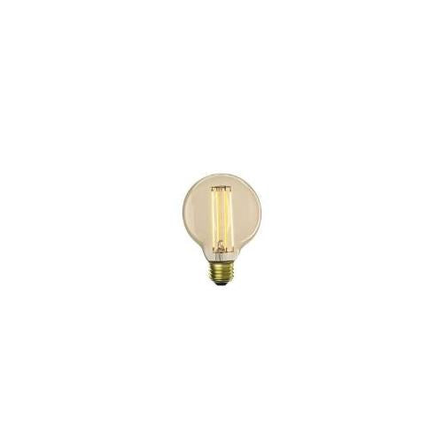 Bulbrite LED5G25/22K/FIL-NOS/2 5 Watt LED Nostaglic Filament G25 Bulb, Medium (E26)  Base, Antique Finish - Cheap-Us