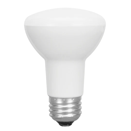 Luxrite LED BR20 Light Bulb, 6.5W, 460 Lumens, 2700K - Warm White, 80 CRI, Frosted White Finish, Dimmable (LR31840) - Cheap-Us