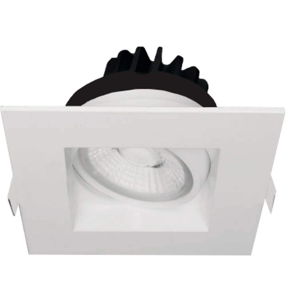 Goodlite LED 4 Inch Regress Square Gimbal Luminaire, Selectable Color Temperature - Cheap-Us