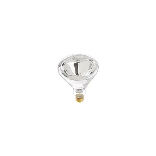 Bulbrite 250BR40H 250 Watt Incandescent Heat Lamp BR40 Reflector, Medium Base, Clear - Cheap-Us