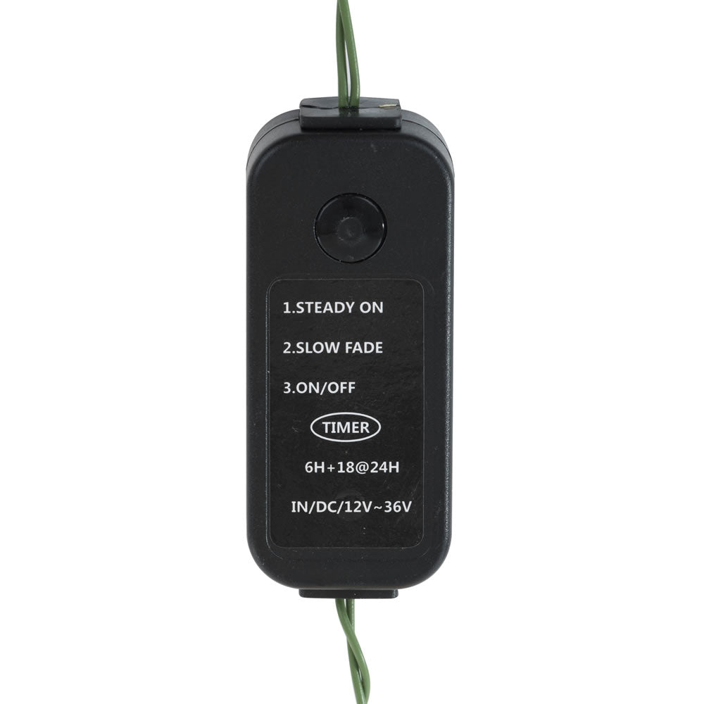 Vickerman 144 Warm White LED 2 Function Spider Light Set 24' Christmas Light Set Green Wire - Cheap-Us