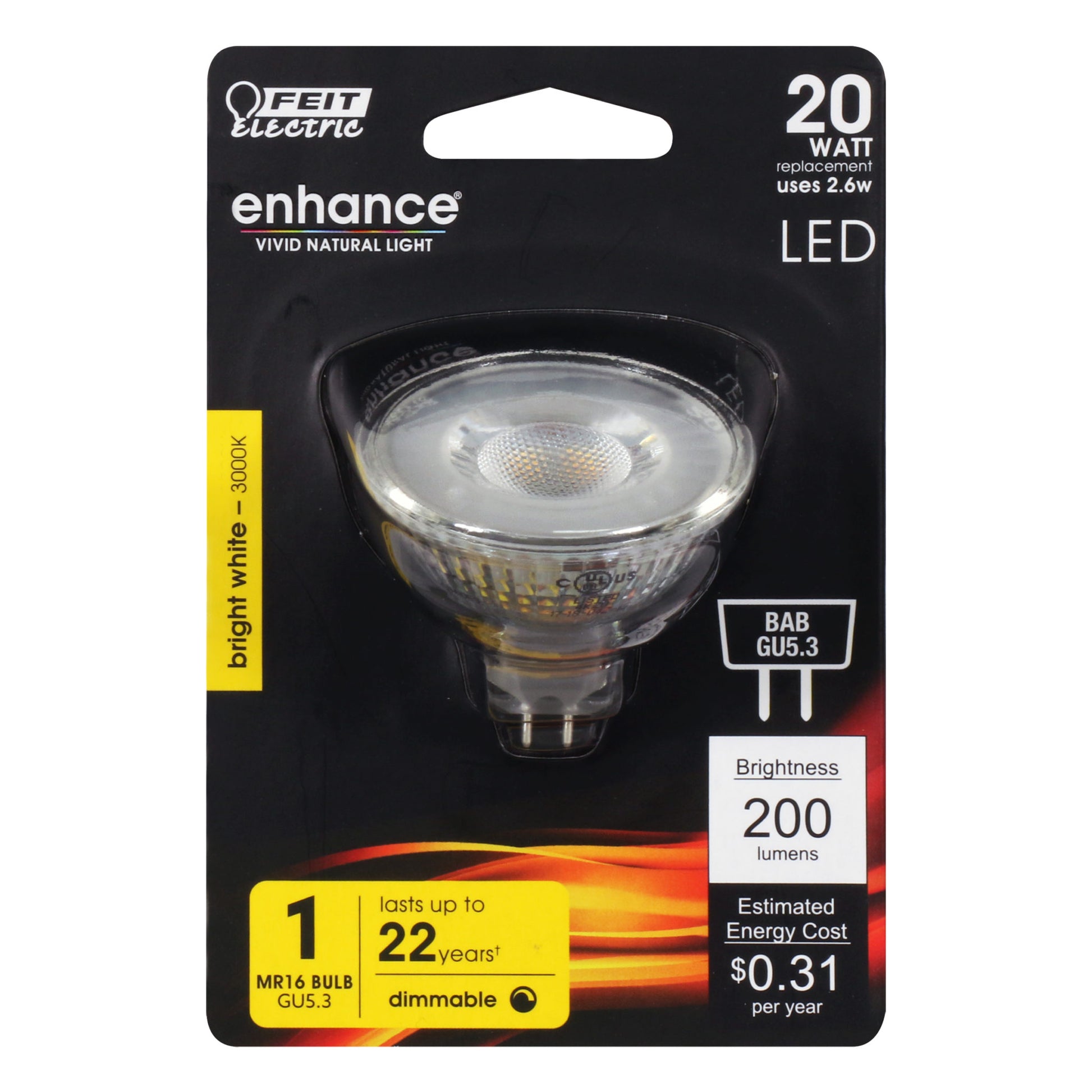 200 Lumen 3000K Dimmable LED - Cheap-Us